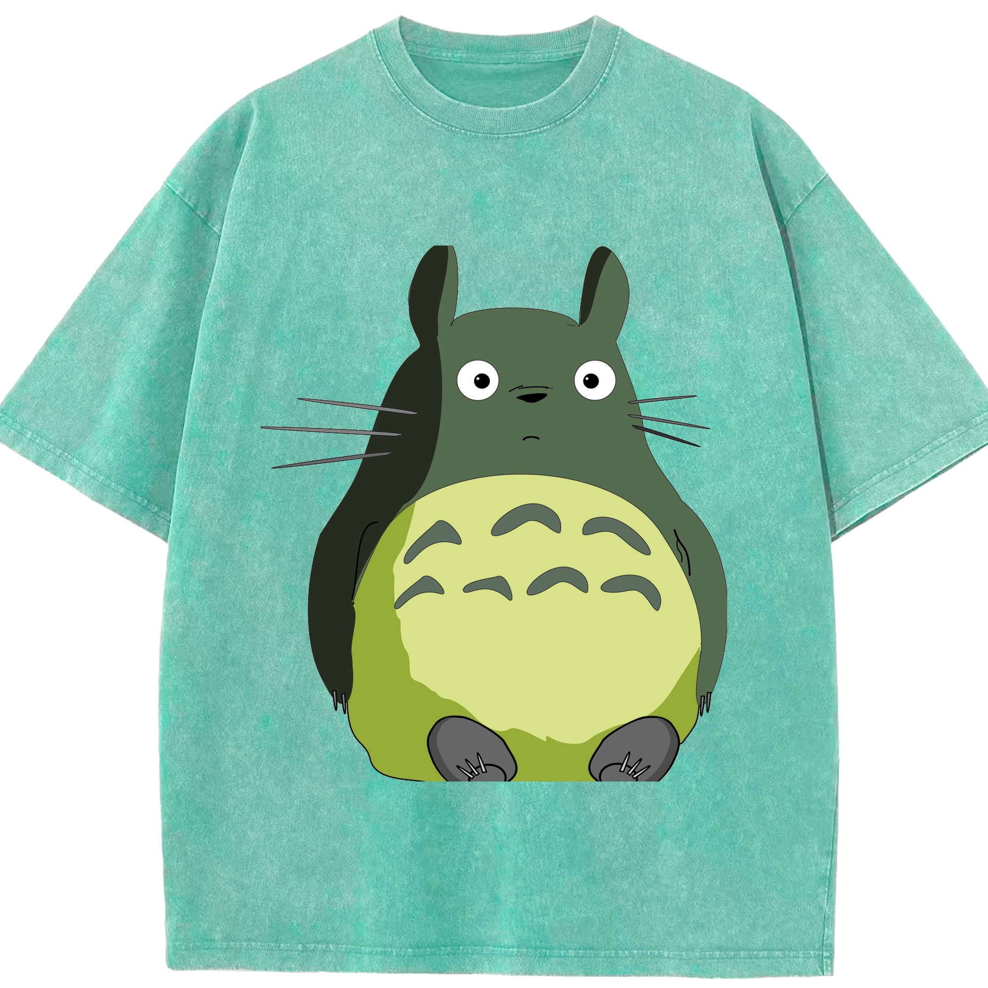 （画像用） となりのトトロ 草壁メイ 草壁サツキ My Neighbor Totoro Satsuki Kusakabe Mei Kusakabe 綿100% ヴィンテージ風 半袖Tシャツ（フロントプリント）